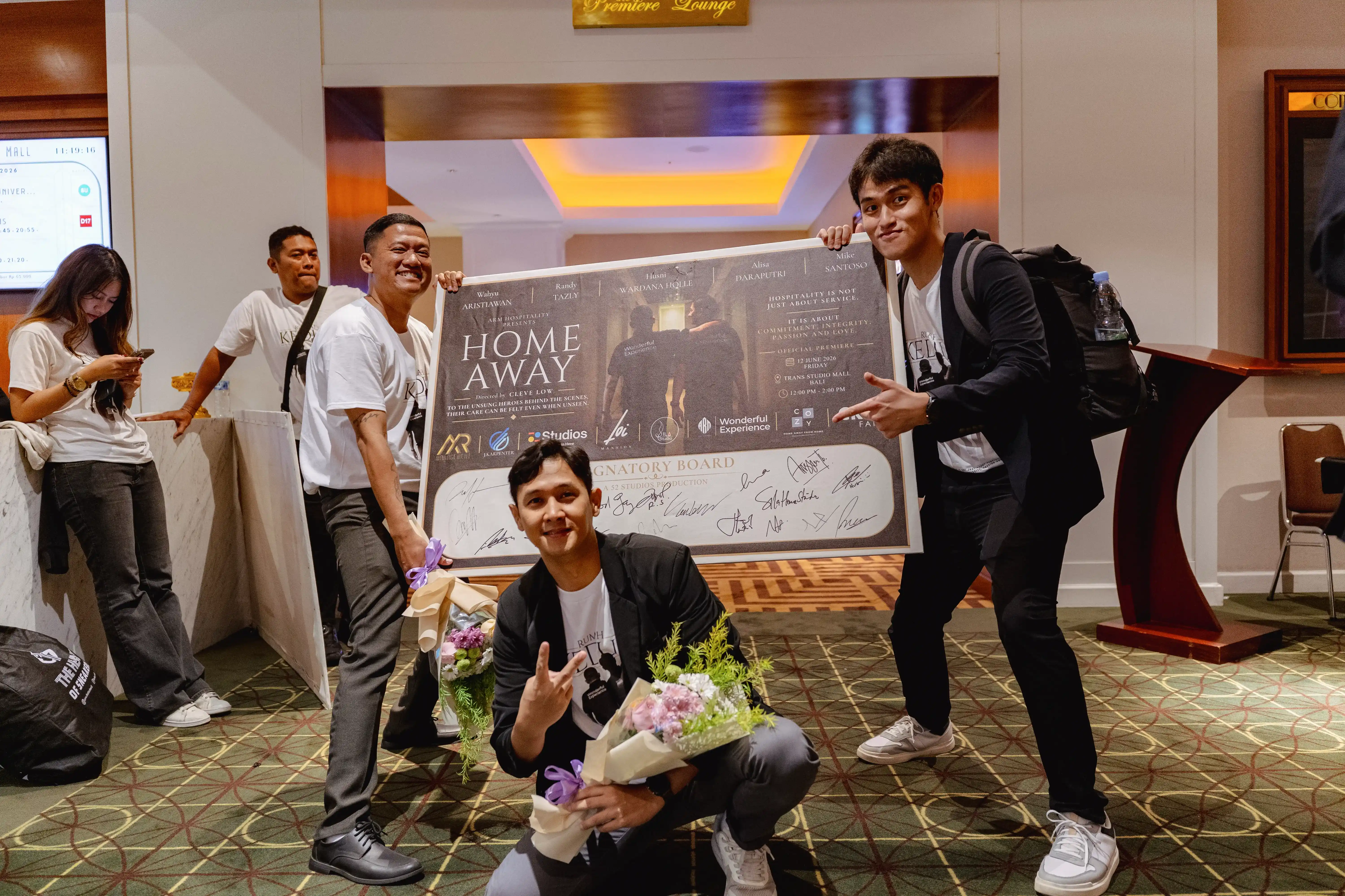 Rendy Juliansah (Agus), Cleve (Film Director) dan Aris (Baskara)